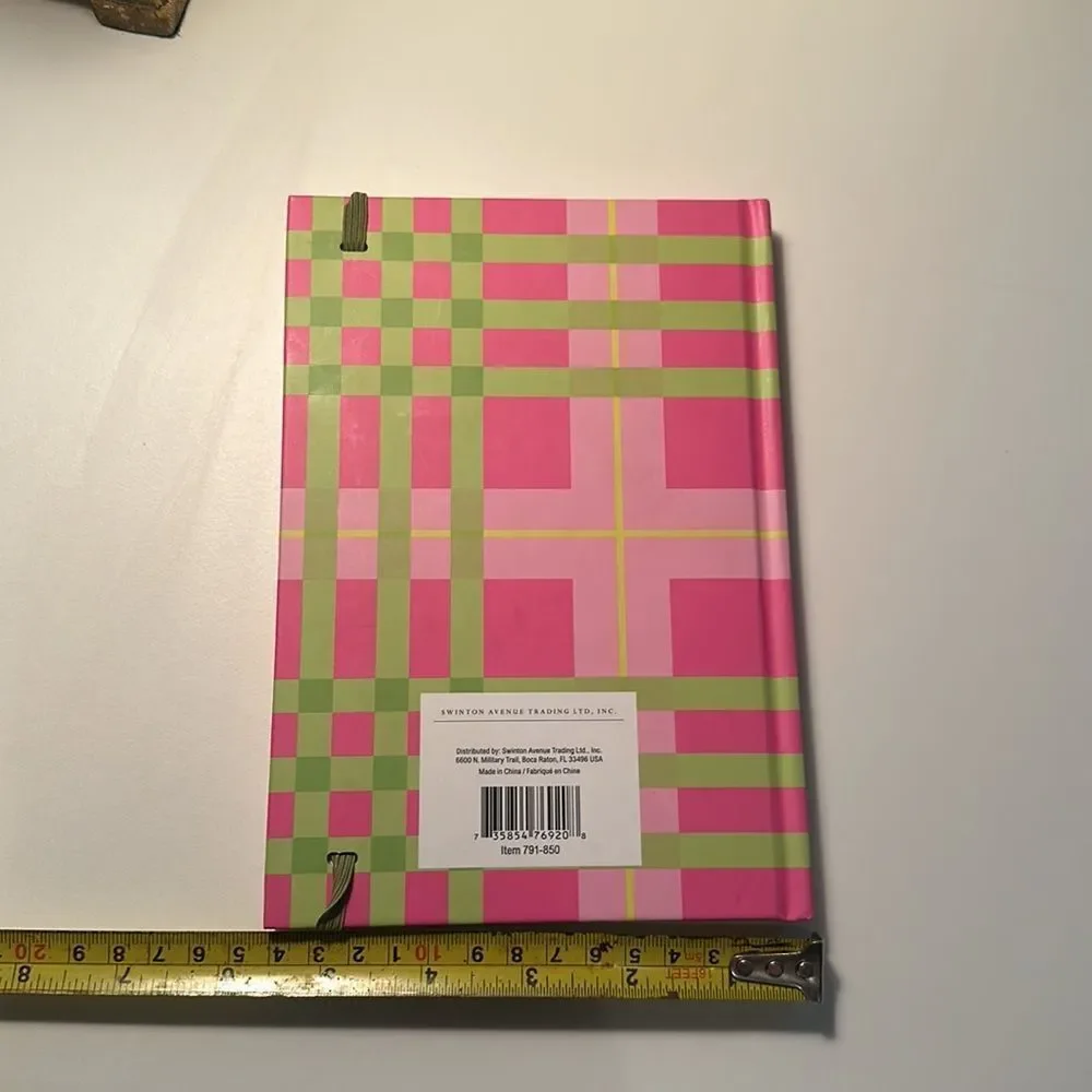 Un-used Swinton Avenue trading journal pink and green